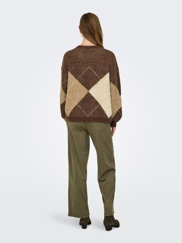 ONLY Pullover 'ONLNoeme' in Braun