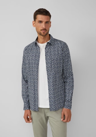 Fit confort Chemise s.Oliver en bleu : devant