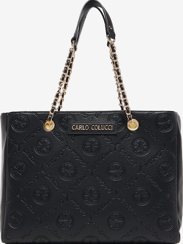 Carlo Colucci Shopper 'Essarti' in Schwarz: Vorderseite