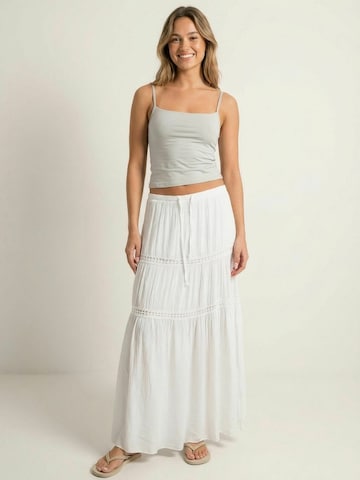 It's May - Falda ' Alma ' en blanco: frente