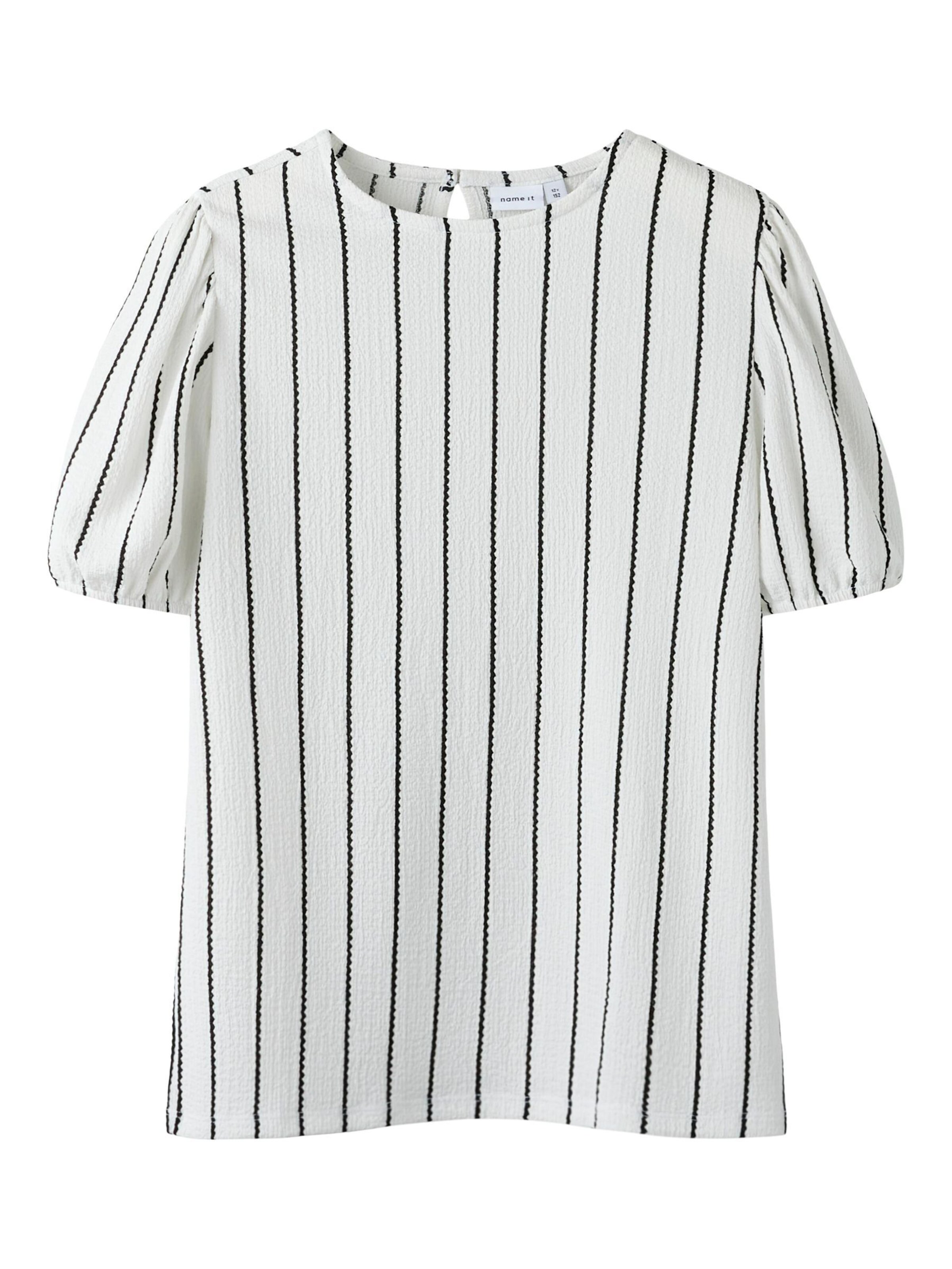 NAME IT - Blusa en blanco: frente