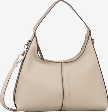 TOM TAILOR DENIM Schultertasche in Beige: predná strana