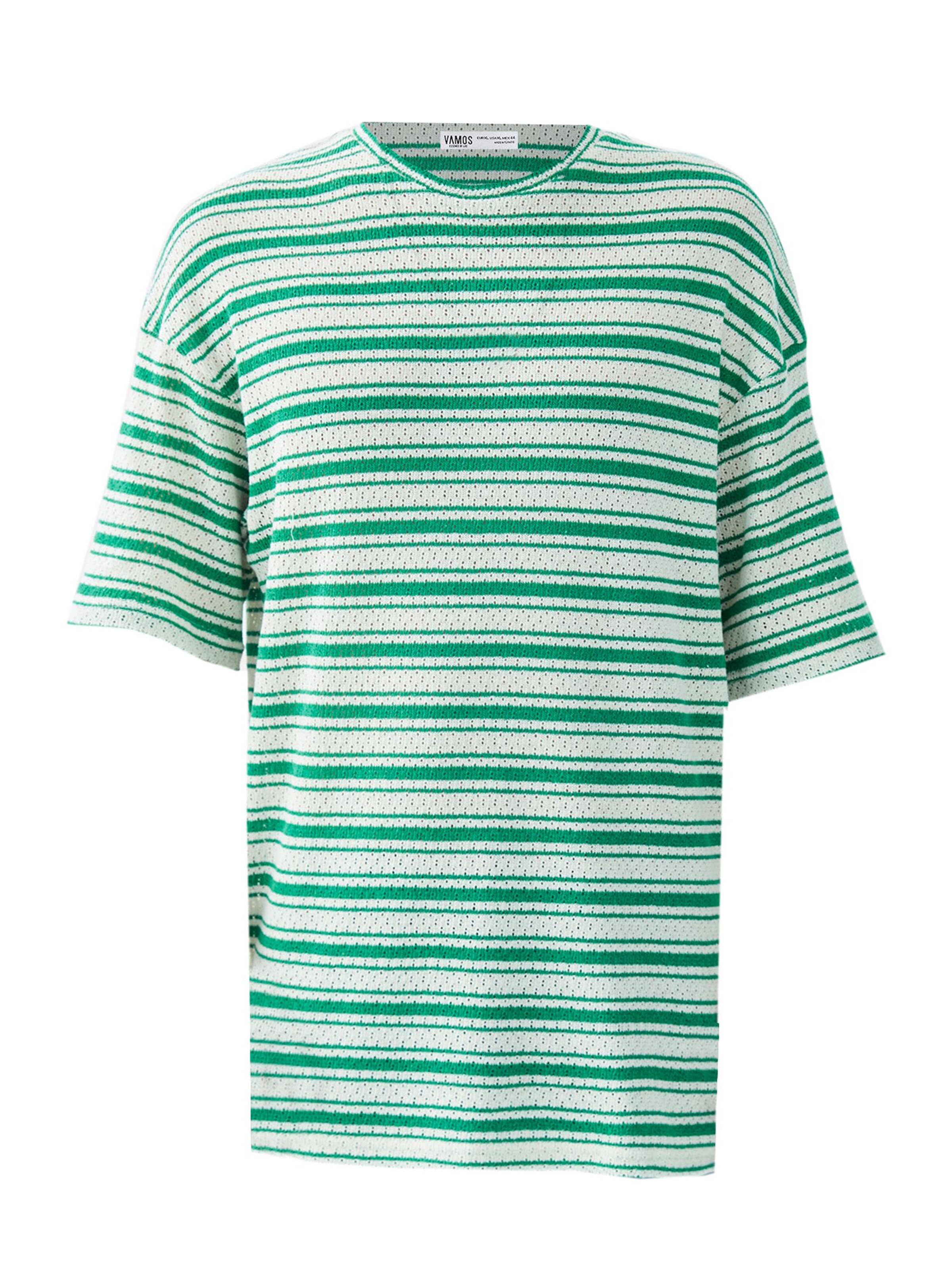 Tricou de la VAMOS CLO pe verde: față