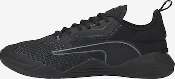 PUMA Running Shoes in Black: front