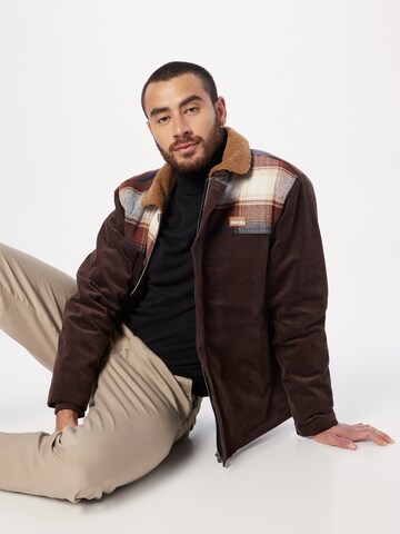 Iriedaily Between-season jacket 'Trapas' in Brown: front