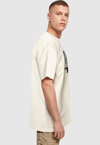 Merchcode Shirt 'Brandalised' in Beige
