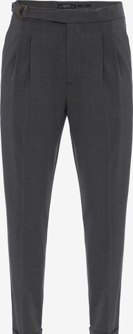 Antioch Zúžený Kalhoty s puky – šedá: přední strana