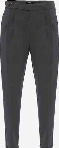 AntiochTapered Hlače na crtu - siva boja: prednji dio