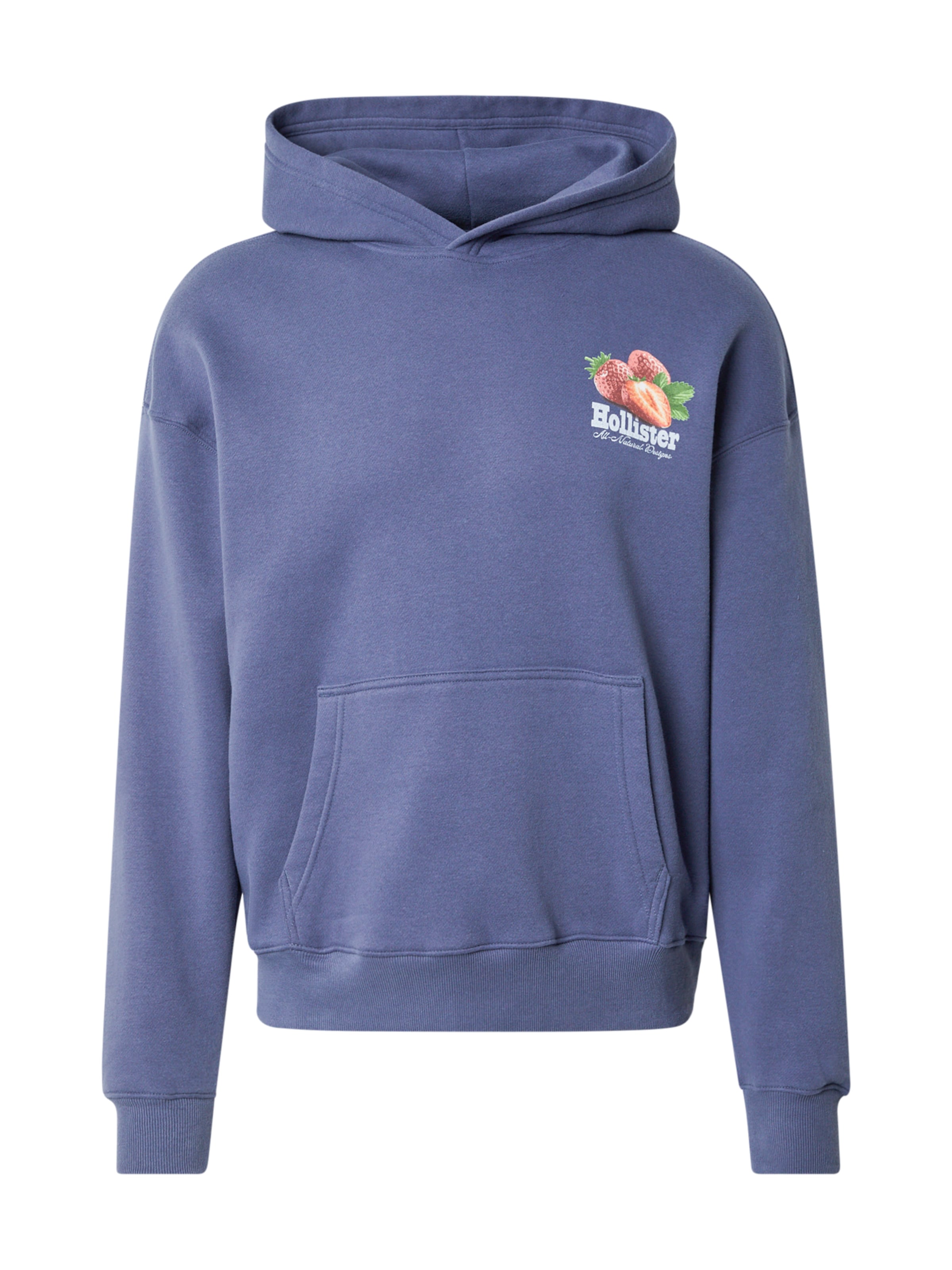 HOLLISTER Μπλούζα φούτερ σε μπλε: μπροστά