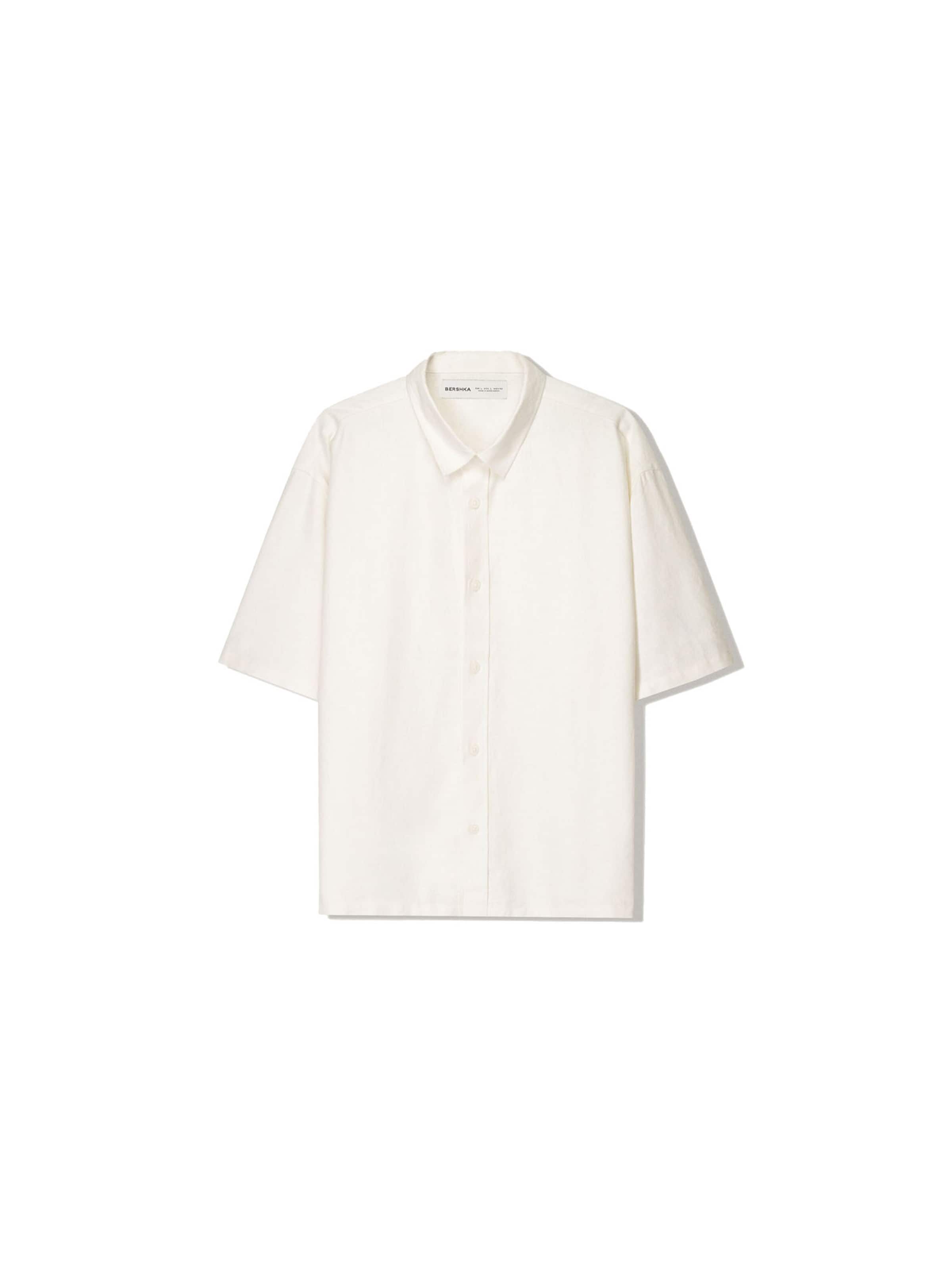 Bershka Comfort fit Ing - fehér: elől