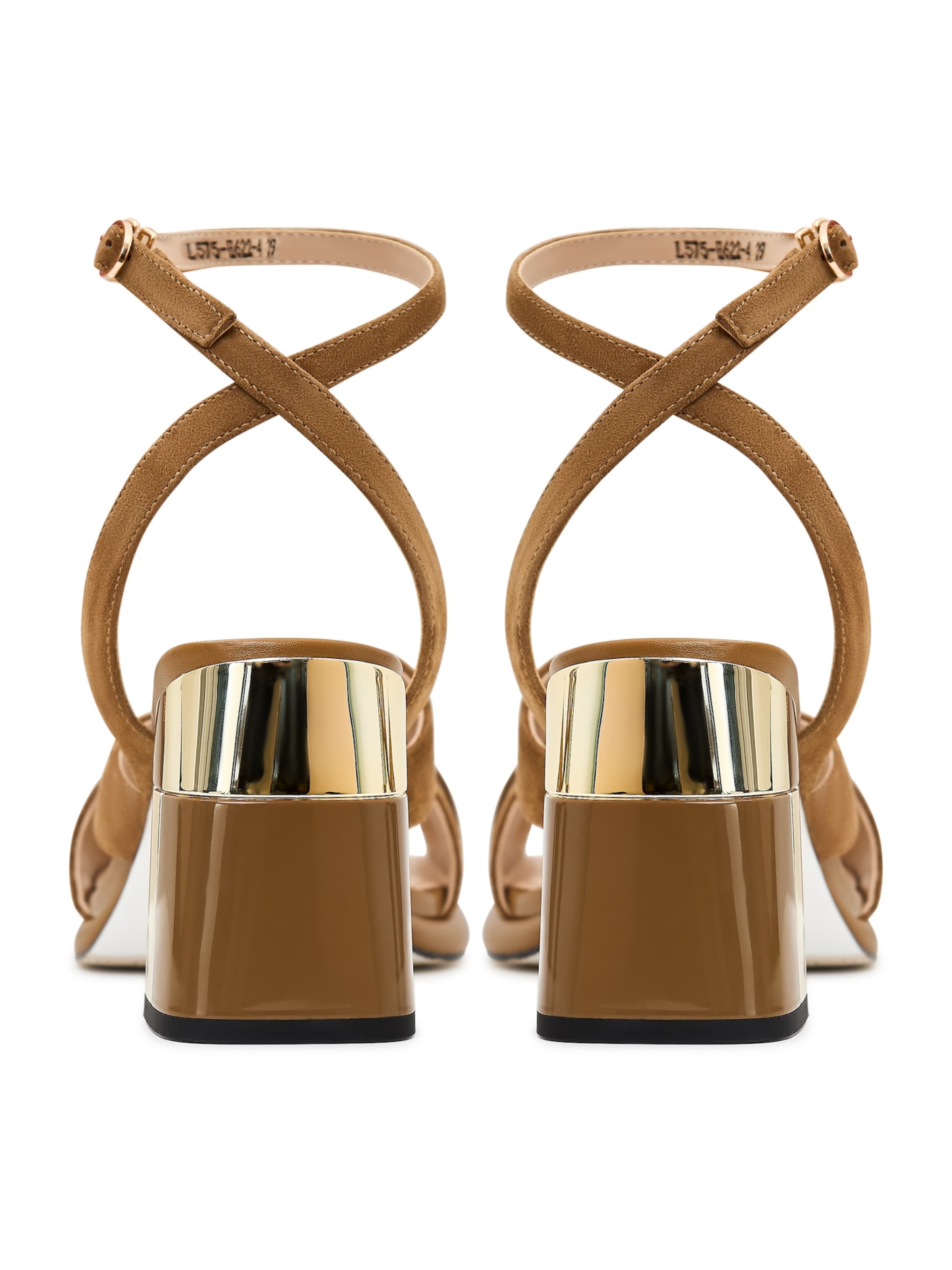 CESARE GASPARI Sandalen met riem in Bruin