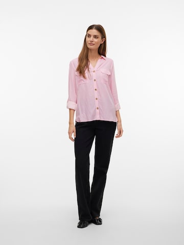 VERO MODA Bluse 'VMBumpy' in Pink