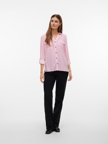 VERO MODA - Blusa 'Bumpy' en rosa