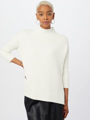 FRENCH CONNECTION Pullover 'MOZART' i hvid: forside