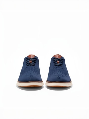 Cole Haan Nauhakengät 'ZG RMSTD WINGTIP OX' värissä sininen