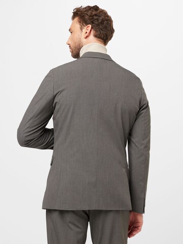 Coupe slim Costume 'LIAM' SELECTED HOMME en gris