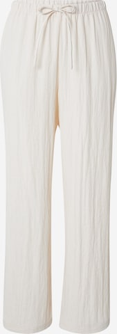 Monki Wide leg Trousers in White: front