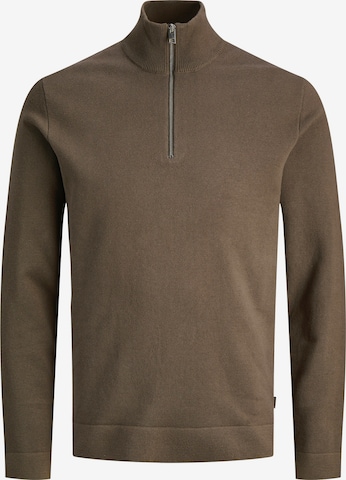 JACK & JONES Свитер 'JPRBLAMilano' в Коричневый: спереди