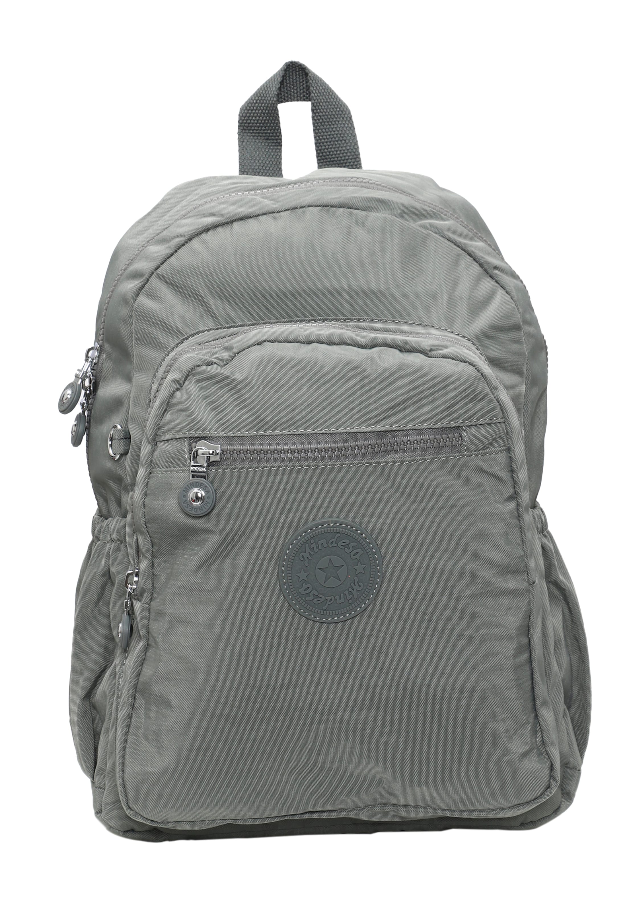 Mindesa - Mochila em cinzento: frente