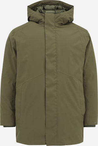 Parka invernale 'JJEKeen' di Jack & Jones Plus in verde: frontale