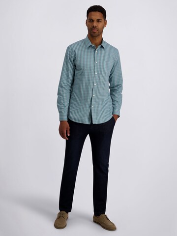 PIERRE CARDIN Regular Fit Hemd im Modern Fit in Blau