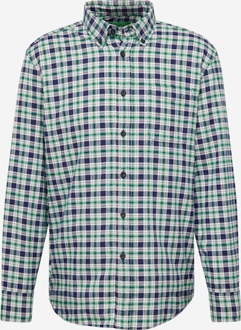 UNITED COLORS OF BENETTON Button Up Shirt in Green: front