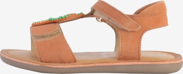 MOD8 Sandale in Orange: Vorderseite