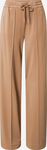 s.Oliver Wide leg Broek in Bruin: voorkant