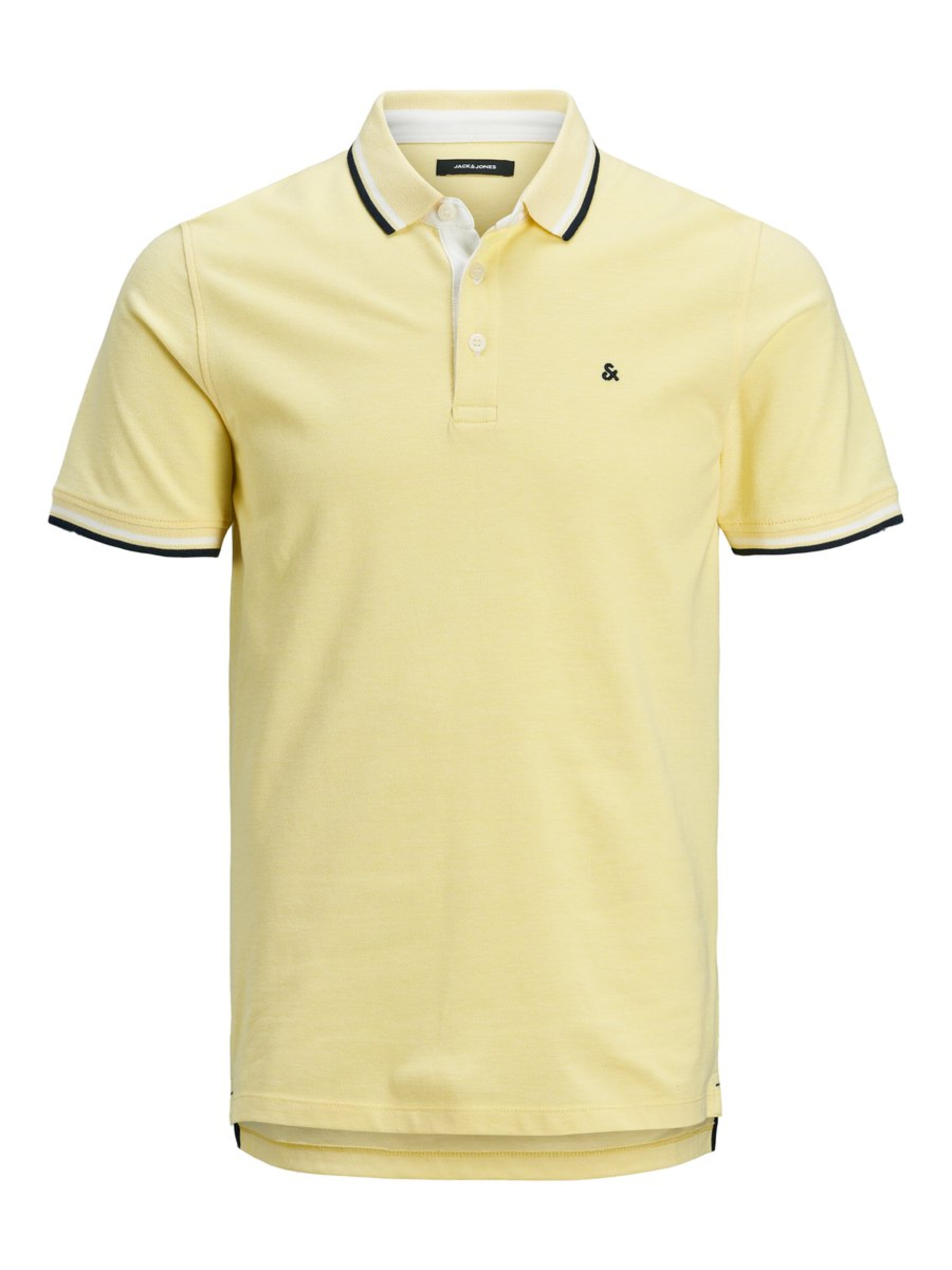 T-Shirt 'JJEPaulos' JACK & JONES en jaune : devant