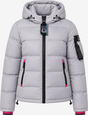 CIPO & BAXX Winter Jacket in Grey: front