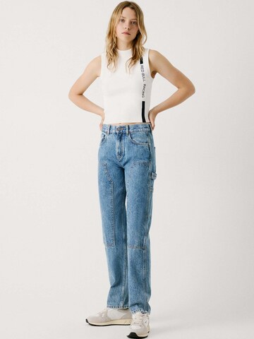 Red Bull Racing x Pepe Jeans Gebreide top in Wit