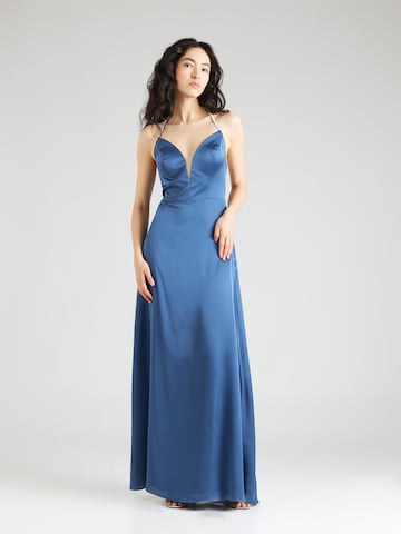 MAGIC NIGHTS Evening Dress in Blue: front