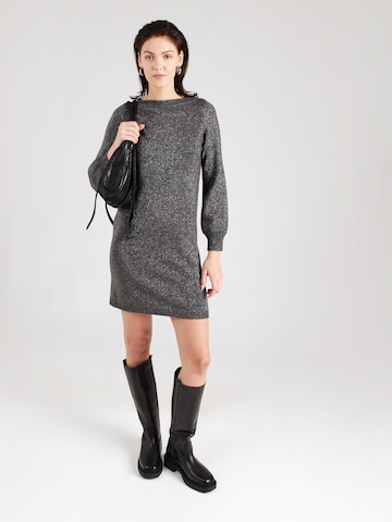 JDY Strickkleid 'JDYRUE' in Grau: Vorderseite