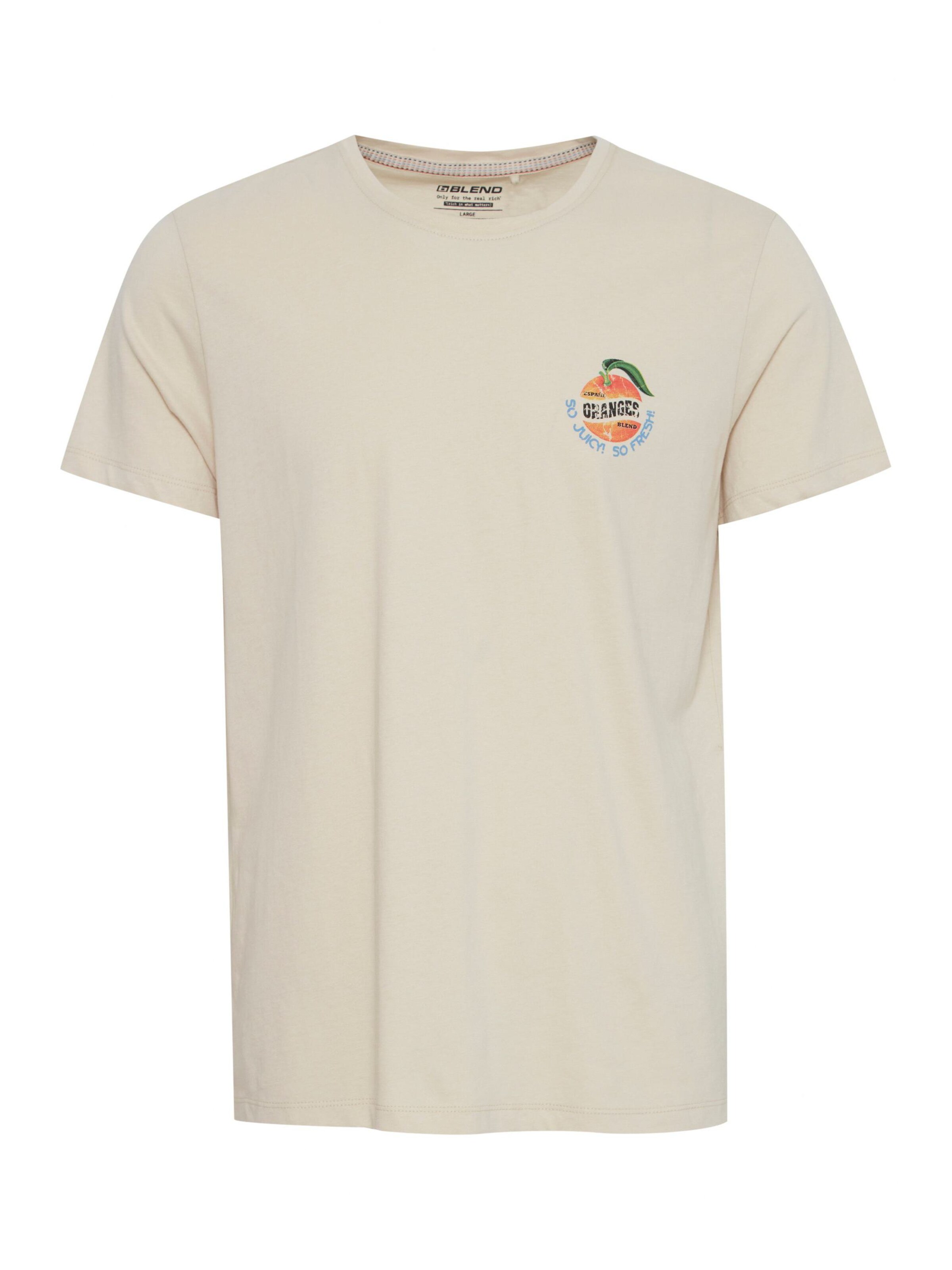 T-Shirt BLEND en beige : devant