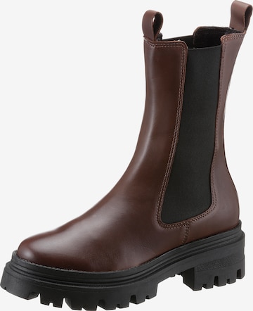 TAMARIS Chelsea boots in Bruin: voorkant