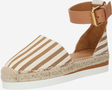 Espadrilles 'GLYN' See by Chloé en beige : devant