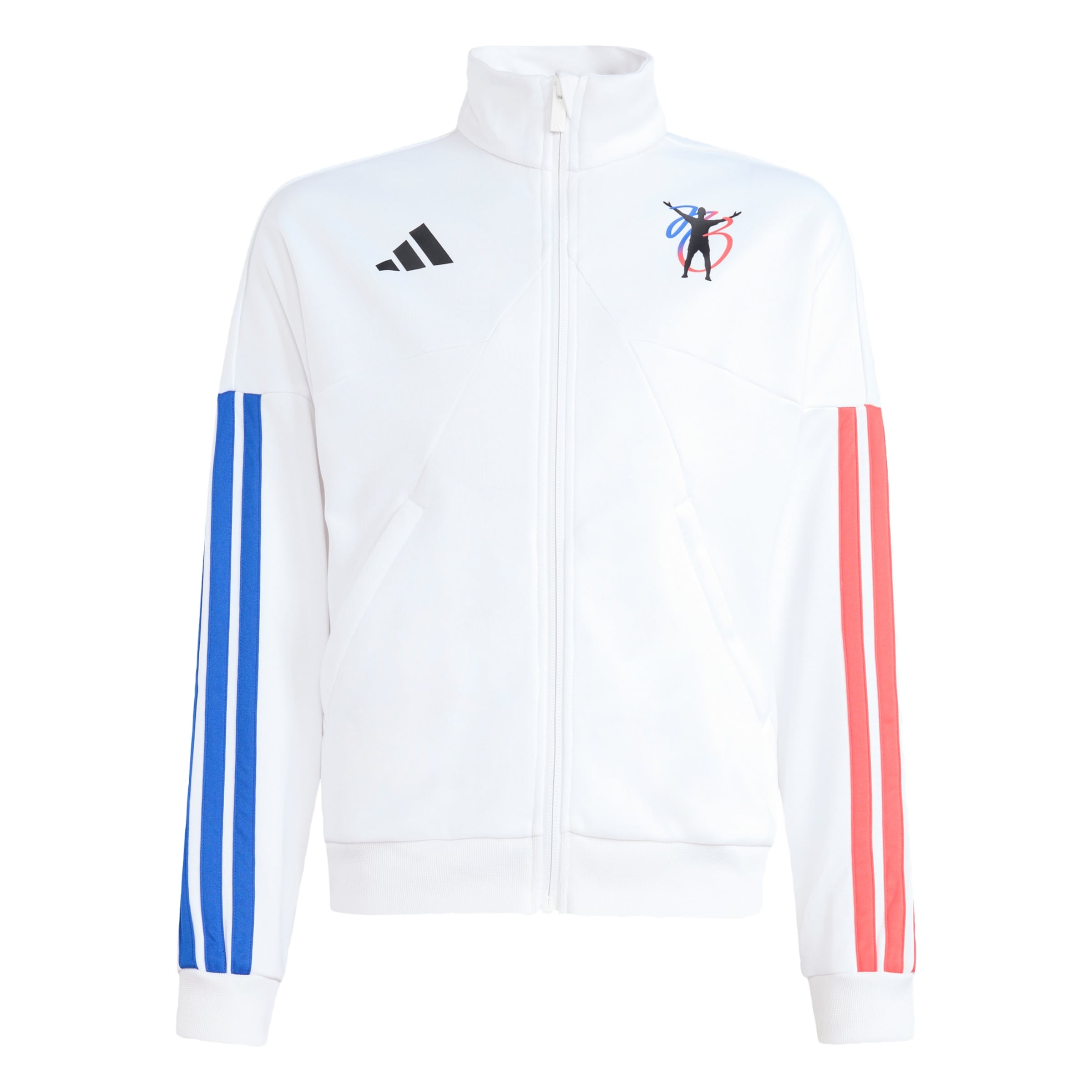 ADIDAS PERFORMANCE - Sudadera con cremallera deportiva 'Jude Bellingham' en blanco: frente