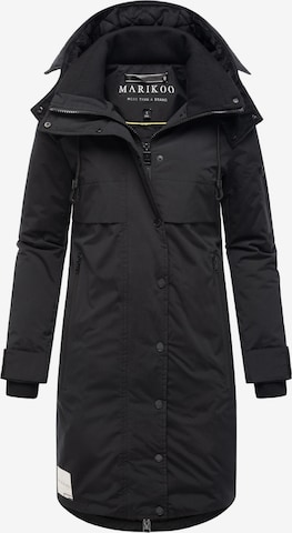 Manteau d’hiver 'Anoukaa 16' MARIKOO en noir : devant