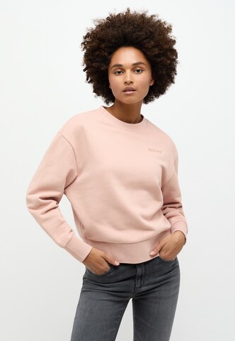 MUSTANG Sweatshirt in Pink: front