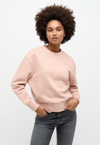 MUSTANG Sweatshirt in Pink: predná strana