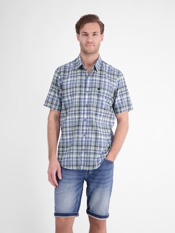 LERROS Regular fit Button Up Shirt in Blue: front