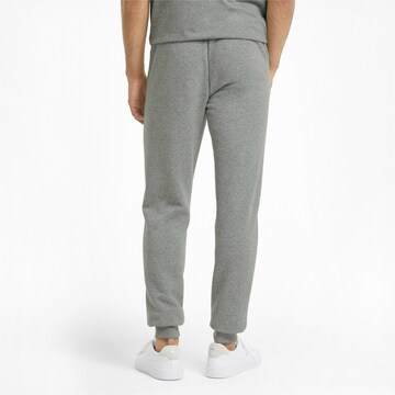 Effilé Pantalon de sport 'Essentials' PUMA en gris