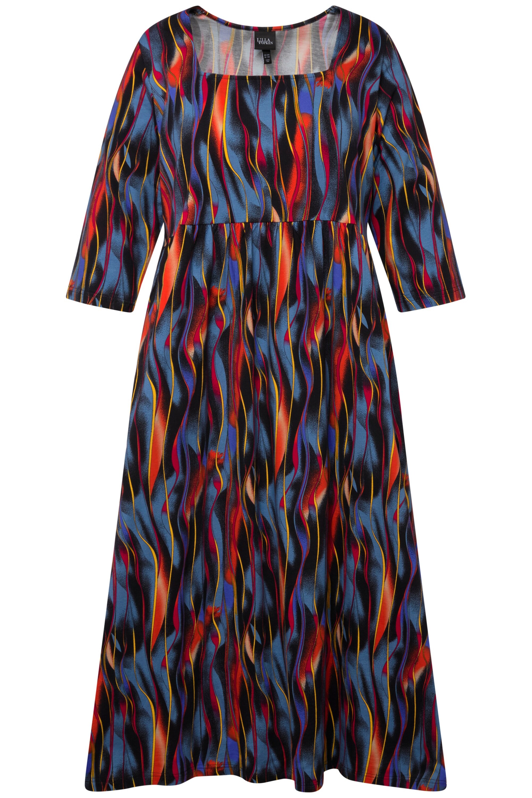 Ulla Popken Jurk in Gemengde kleuren: voorkant