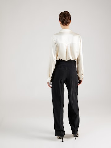 MSCH COPENHAGEN Loose fit Pleat-Front Pants 'Madeira' in Black