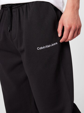 Effilé Pantalon Calvin Klein Jeans en noir