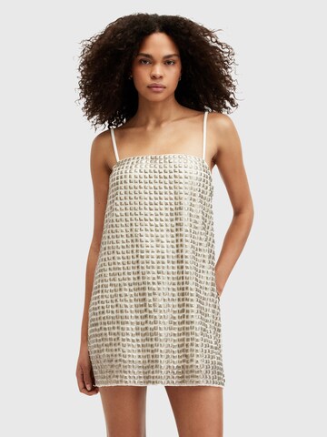 Robe de cocktail AllSaints en or : devant