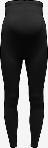 Only Maternity Skinny Legíny 'OLMJAIA' – černá: přední strana