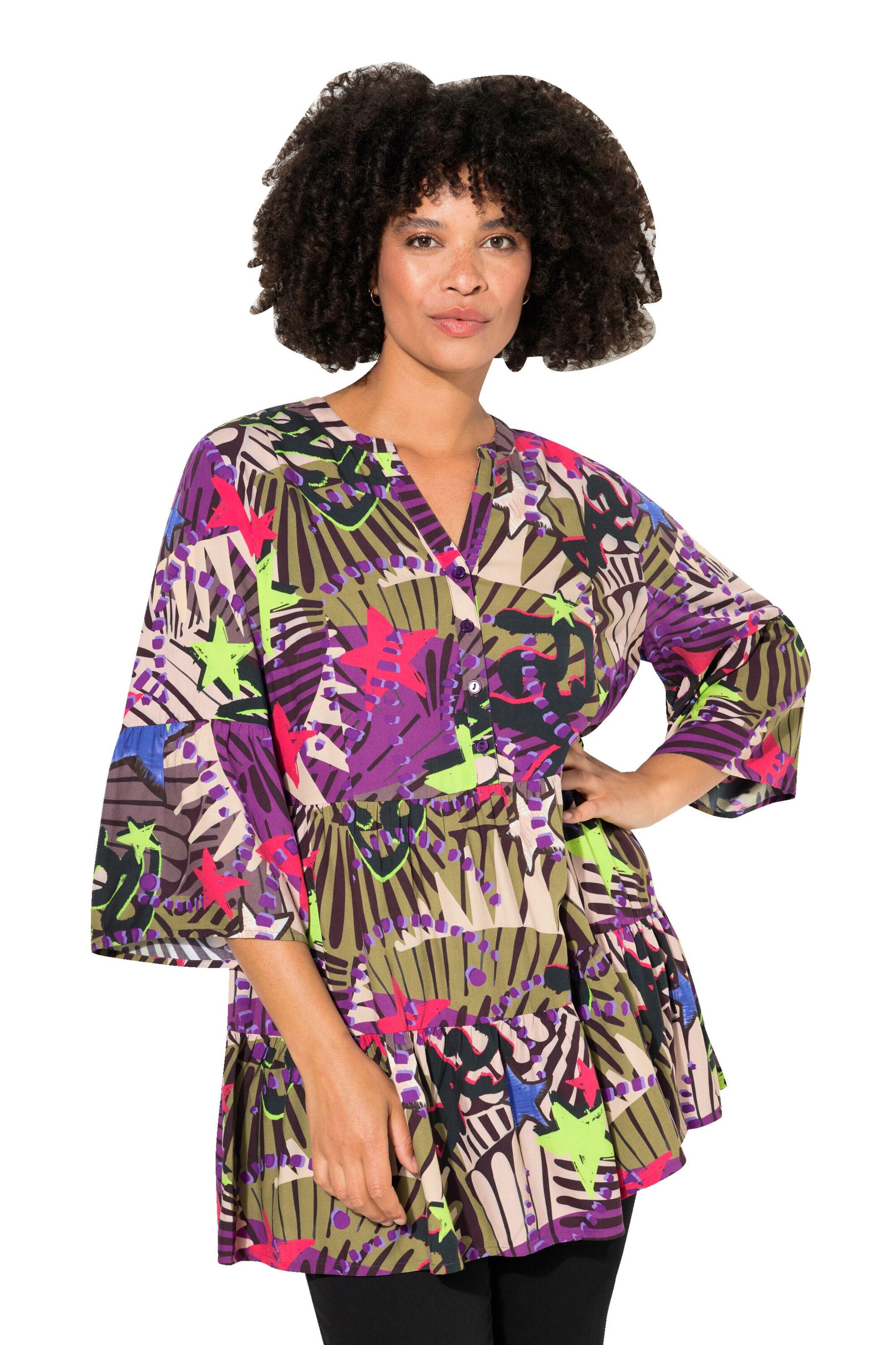 Angel of Style Tunic in Mixed colours: front