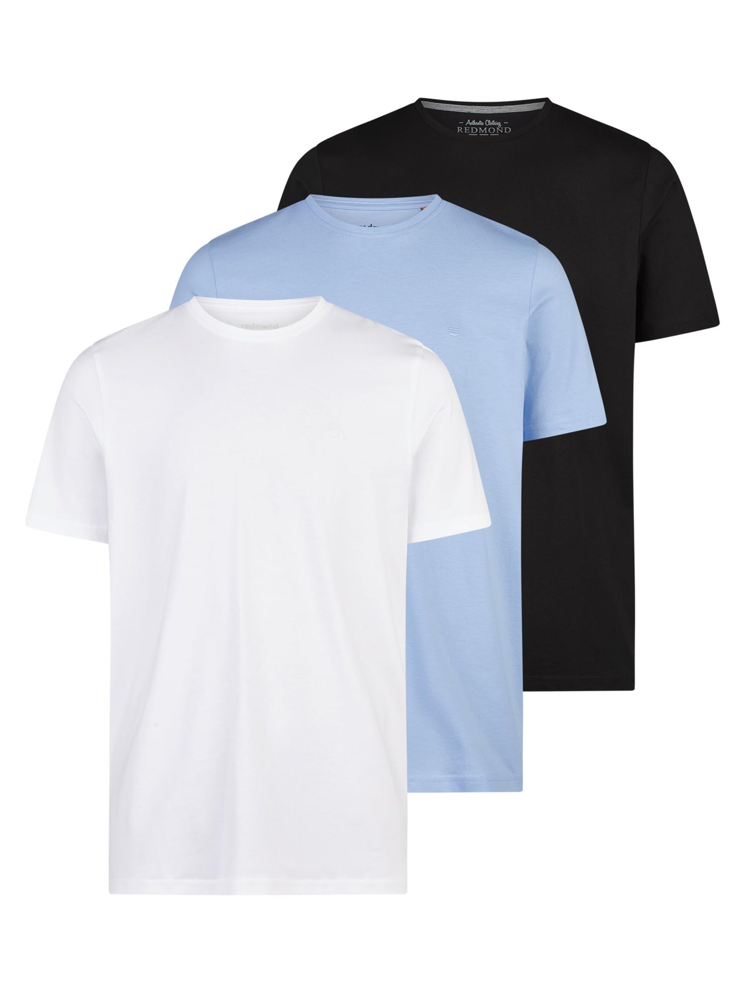 redmond Shirt 'Basic'‌‌‌‌ in Mischfarben: Vorderseite