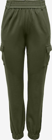 ONLY - Tapered Pantalón cargo 'Poptrash' en verde: frente